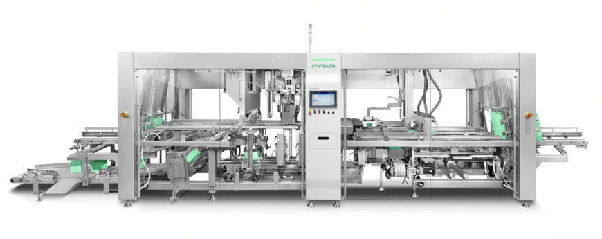 Elematic 3001 von Syntegon: Sammelpacker mit erweiterten Funktionen für effiziente Formatwechsel mit drei Automatisierungsgraden